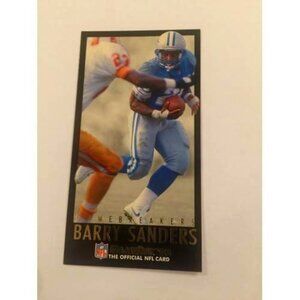 1993 GAMEDAY BARRY SANDERS Lions Insert GAME BREAKERS #10 (MISC1)